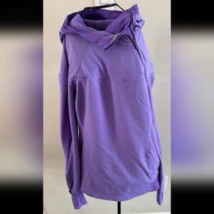 🍋 LULULEMON VINTAGE PURPLE ASYMMETRICAL, Run Spirit Birds In Flight RARE SZ 10